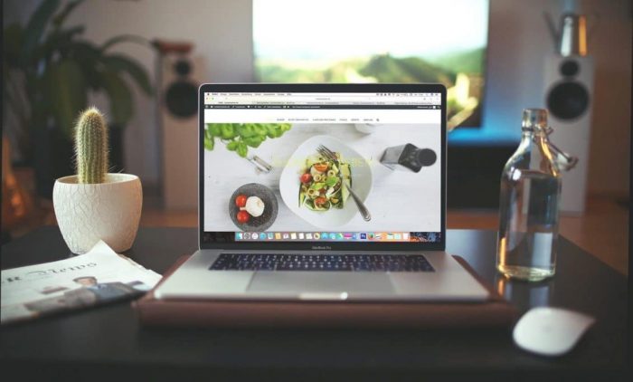 elements of a modern website